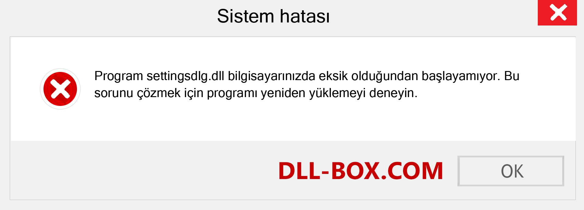 settingsdlg.dll dosyası eksik mi? Windows 7, 8, 10 için İndirin - Windows'ta settingsdlg dll Eksik Hatasını Düzeltin, fotoğraflar, resimler